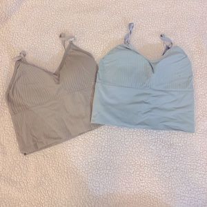 Set of workout tops/crop tops